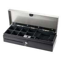 VPOS Cash Drawer Fliptop 6 Note 8 Coin 24V Black RJ12 CDDIECFLIP