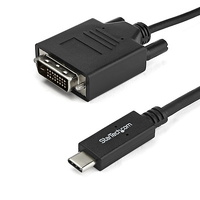 Startech CDP2DVIMM2MB 2M USB-C to DVI Cable