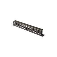 1RU Horizontal 12 SLOTS Metal Cable Management Rail - CMR-01-12