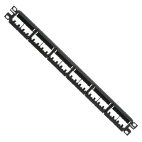Panduit Mini-Com Modular 24 Port Patch Panel with labels - 2 Pack