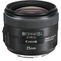 Canon EF 35mm f/2 IS USM Wide-Angle Camera Lens