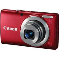 Canon PowerShot A4000IS 16 MP Digital Camera Red - Used