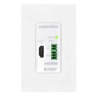 Crestron DM-TX-4KZ-100-C-1G-W-T DigitalMedia 8G+® 4K60 4:4:4 HDR Wall Plate Transmitter White
