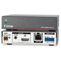 Extron DTP HDMI 4K 230 Tx + Rx DTP Transmitter + Receiver for HDMI No PSU