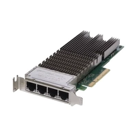Dell 08XJ7 Intel X710-T4 4-Port 10GbE Network Adapter Card Low Profile