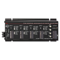 RDL FP-MX4 4 Channel Microphone/Line level Audio Mixer with 24V Phantom Power