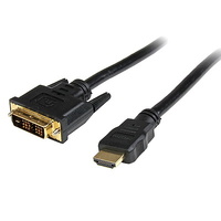 StarTech HDDVIMM2M 2m High Speed HDMI to DVI Cable