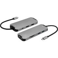 Klik USB-C Portable Dual DisplayPort Multi-Port Adapter Dock KCMPD2AD