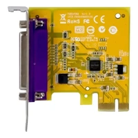 SUNIX 1-port IEEE1284 Parallel PCI Express Board Model PAR6408A Low Profile - Used