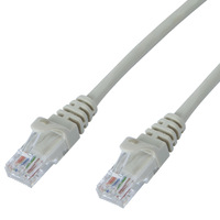 Cabac 3m Cat5e Grey Patch Lead PL5EGY3 Ethernet Cable