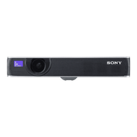 Sony VPL-MX20 1024x768 Projector VGA Composite 2500 Lumens w/Accessories