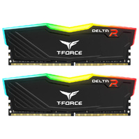 Team Group T-Force Delta RGB DDR4 3000MHz 16GB Memory Kit (2x8GB) TF3D48G3000HC16CBK - Used