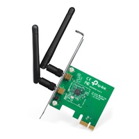 TP-Link N300 TL-WN881ND Wireless Dual Band PCI Express Adapter - Missing Antennas - Used