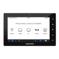 Crestron TSW-760-B-S 7" Wall Mount Touch Screen with Cam Black Smooth