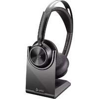 Poly Voyager Focus 2 Stereo Bluetooth Headset w/Charge Stand UC USB-A