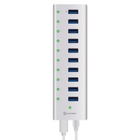 Alogic VPLU3H10AP 10 Port Aluminium USB Hub with USB Charging