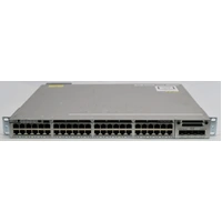 Cisco WS-C3850-48U-L 48-Port POE+ Gigabit Managed Switch w/C3850-NM-4-10G Network Module