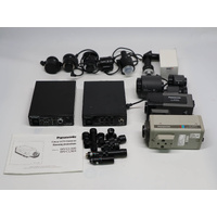 Bundle of Panasonic Colour CCTV Cameras & CCD Micro-cameras with lenses