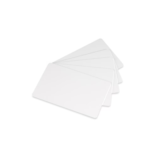 Blank PVC Plain White .76mm Cards 500 Pack
