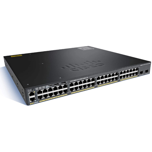 Cisco WS-C2960XR-48FPD-I 48-Port PoE+ Gigabit Managed Switch w/ 2x 10Gb SFP+ Uplink