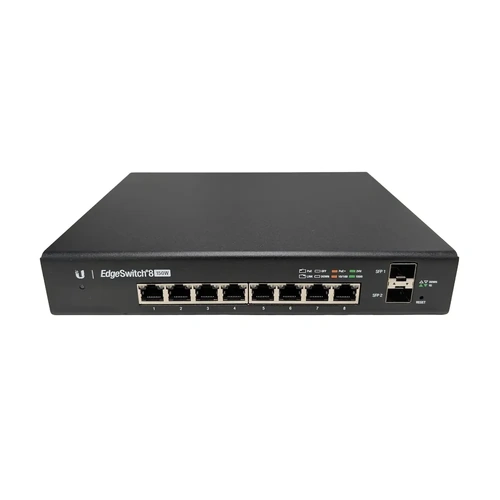 Ubiquiti EdgeSwitch 8 [ES-8-150W] 8-Port PoE+ Gigabit Fanless Managed Switch