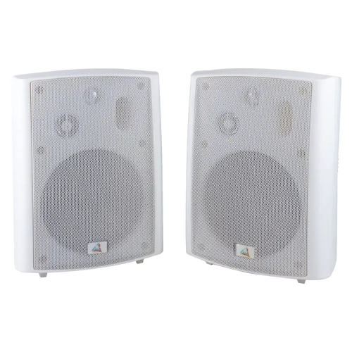 Australian Monitor AMPAV40W Powered Bookshelf Speakers 40W White Pair