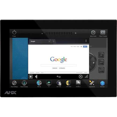 AMX 7" Modero X® Series G5 Wall Mount Touch Panel Landscape MXT-701-L - No PSU