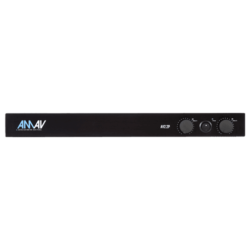 Australian Monitor AV2-2P 2x 100W Power Amplifier Low Impedance 1RU - B Grade