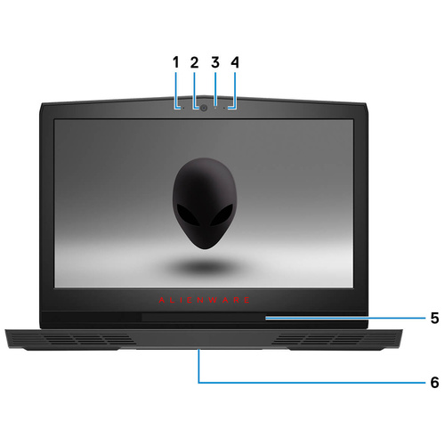 Dell Alienware 17 R5 Intel i9 8950HK 2.90GHz 16GB RAM 256GB SSD GTX 1080 17.3" Win 11