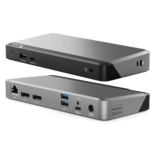 Alogic DX2 Dual 4K Display Universal Docking Station USB-C - Used w/PSU DUPRDX2