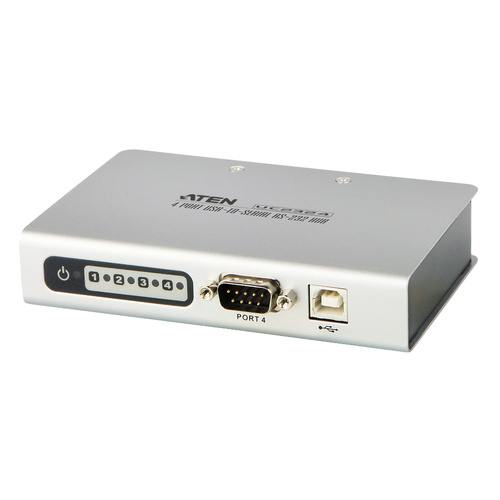 Aten UC2324 USB to 4-Port RS232 Serial Hub
