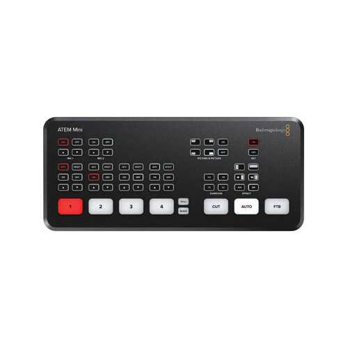 BlackMagic Design ATEM Mini Live Video Production Switcher