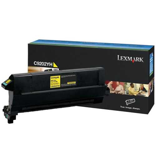 Lexmark Genuine C920 Yellow Toner Cartridge C9202YH for C920 Series Printers