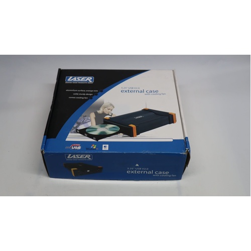 LASER 5.25" USB 2.0 External Case with CD Drive