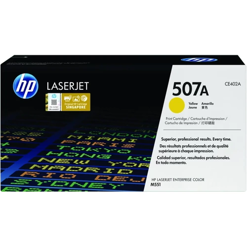 Genuine HP 507A Yellow Toner Cartridge CE402A LaserJet Enterprise M551, 500 MFP M575