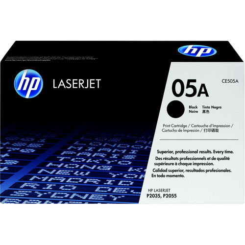 Genuine HP 05A Black Toner Cartridge CE505A LaserJet P2035, P2055