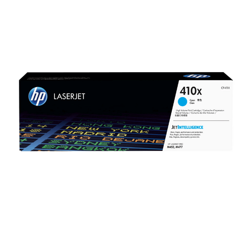 Genuine HP 410X Cyan Toner Cartridge CF411X LaserJet Pro M452, M477
