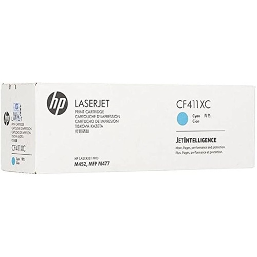 Genuine HP 410X Cyan Toner Cartridge CF411XC LaserJet Pro M452, M477