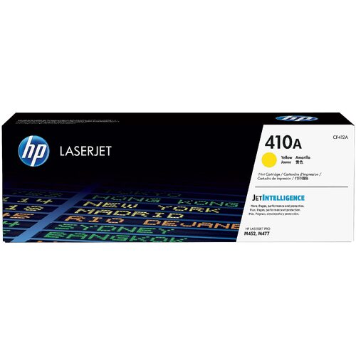 Genuine HP 410A Yellow Toner Cartridge CF412A LaserJet Pro M452, M377, M477