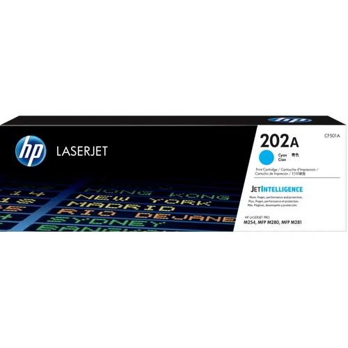 Genuine HP 202A Cyan Toner Cartridge CF501A LaserJet Pro M254