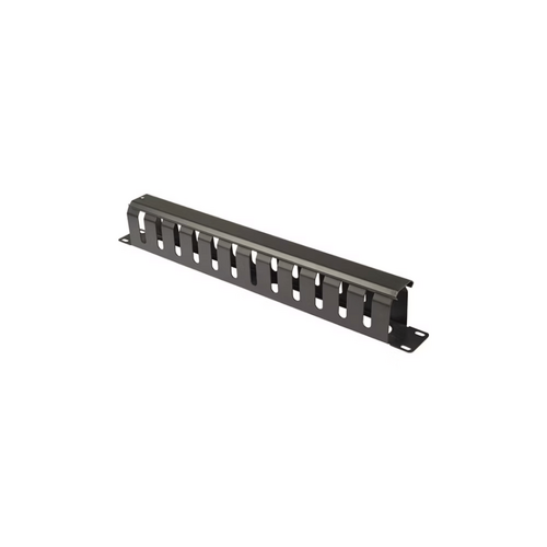 1RU Horizontal 12 SLOTS Metal Cable Management Rail - CMR-01-12