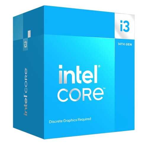 Intel Core i3-14100F 4-core 3.5 GHz (4.7 GHz) LGA1700 14th Gen processor