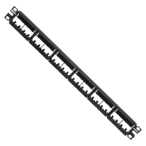 Panduit Mini-Com Modular 24 Port Patch Panel with labels - 2 Pack