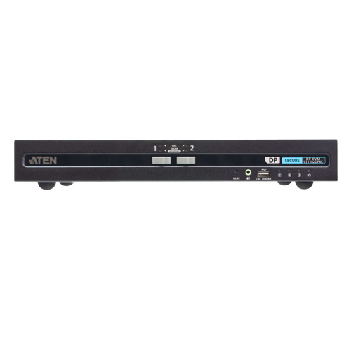 ATEN 2-Port USB DisplayPort Secure KVM Switch with CAC CS1182DP4C w/Cables
