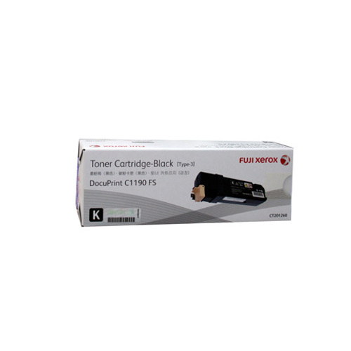 Fuji Xerox Genuine CT201260 Black Toner Cartridge for DocuPrint C1190