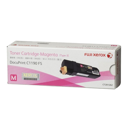 Fuji Xerox Genuine CT201262 Magenta Toner Cartridge for DocuPrint C1190