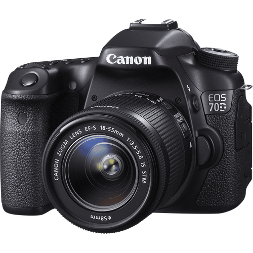 Canon EOS 70D DSLR 20.2MP Digital Camera w/Accessories - UNTESTED