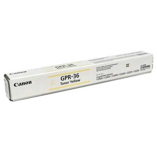Genuine Canon GPR-36 NPG-52 Yellow Toner 15K for iR-ADV C2020/C2025/C2030/C2220/C2225/C2230