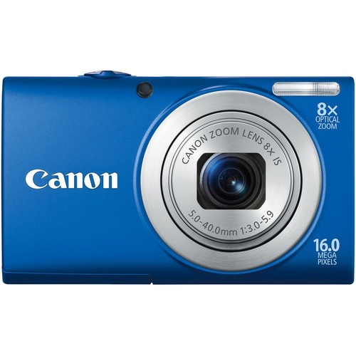 Canon PowerShot A4000IS 16 MP Digital Camera Blue