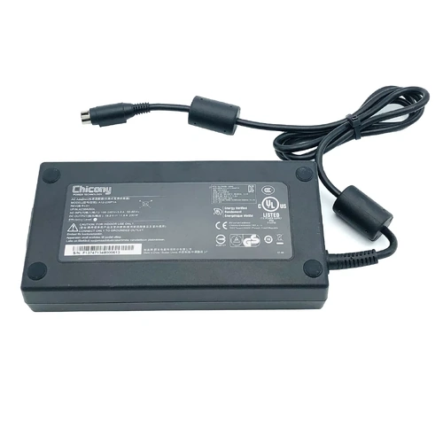 Genuine Chicony AC Adapter A12-230P1A 19.5V 11.8A 230W 4-pin Laptop Charger - Used